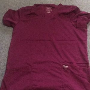 Large set of maroon scrubs